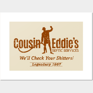 Cousin Eddie's Septic Services retro style Posters and Art